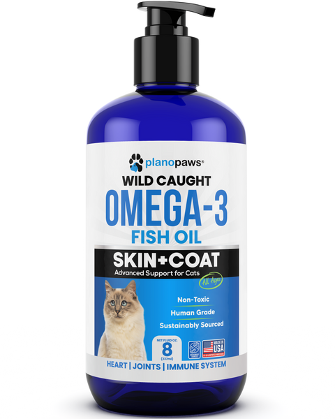 Omega 3 Fish Oil for Cats 8 Oz