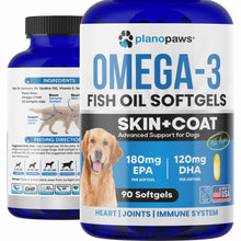 Omega 3 Fish Oil for Dogs 90 Count Softgels