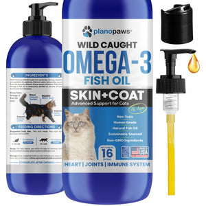 Omega 3 Fish Oil for Cats 16 Oz
